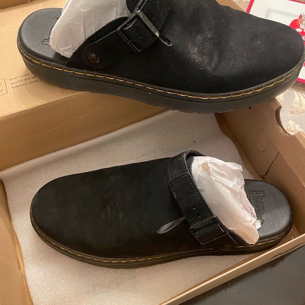 Dr. Martens Black Men's Slip-On Shoes